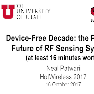 HotWireless Invited Talk